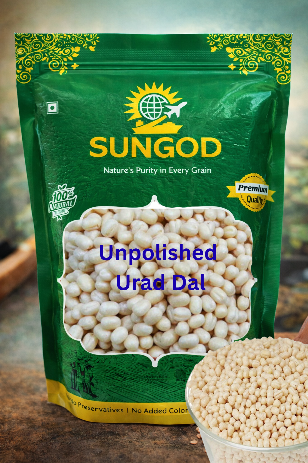 URAD DAL (మినపప్పు)-500G