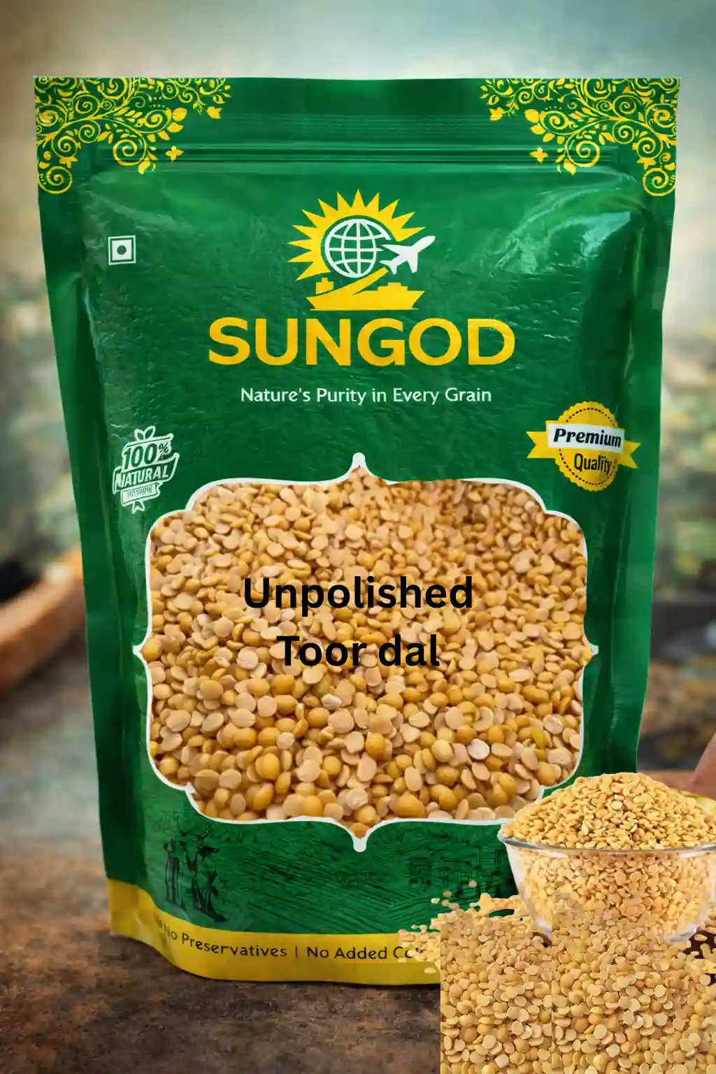 TOOR DAL (కంది పప్పు)  500g